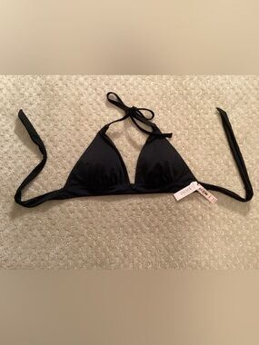 Victoria's Secret Black Triangle Swim Top